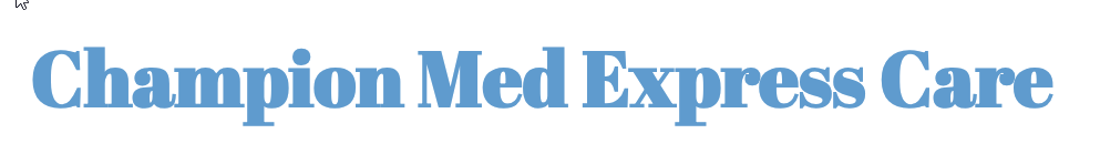 Champion Med Express Care's Logo